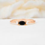 SR13313 Black Onyx Ring - Additional view
