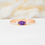 SR13313 Amethyst Ring - Additional view