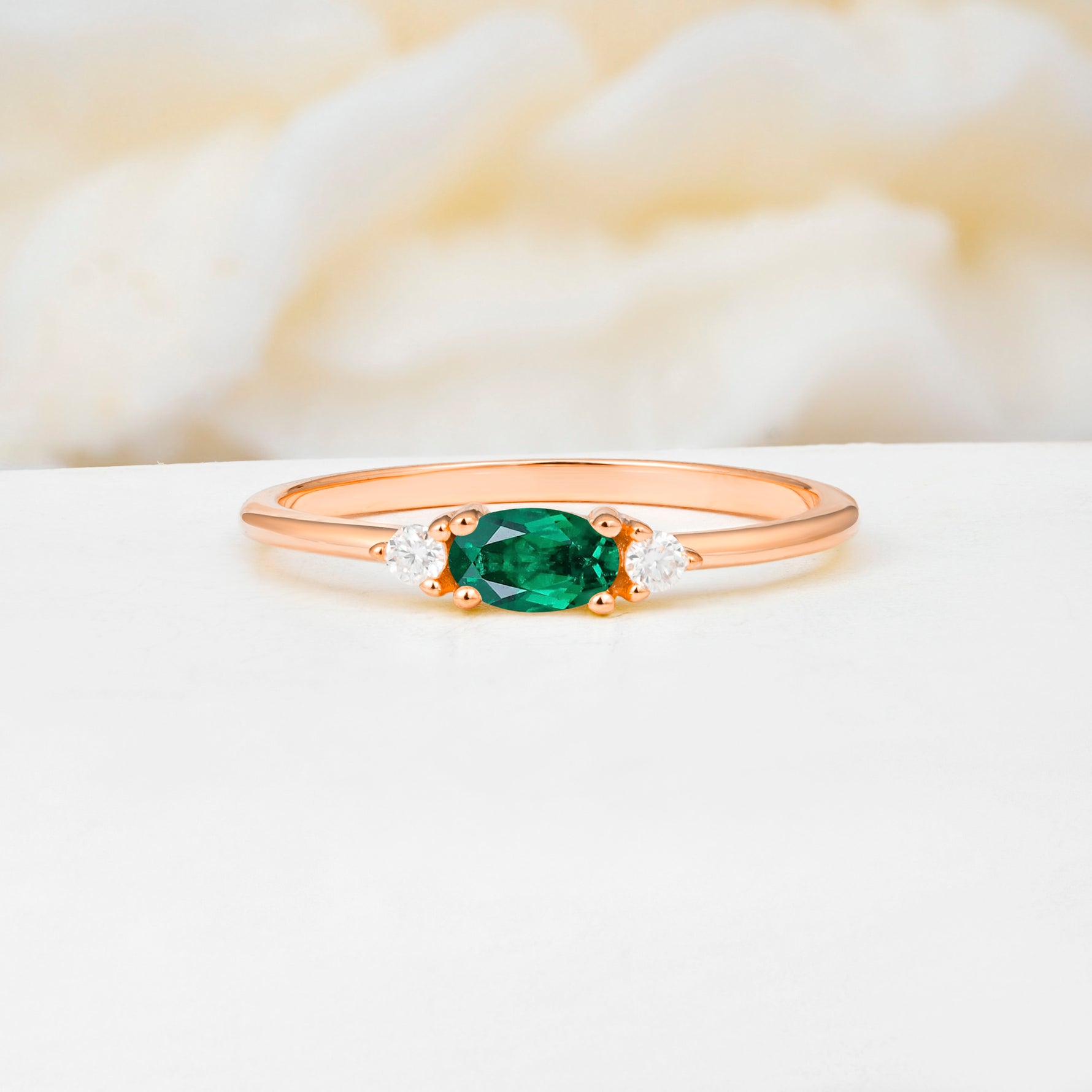 SR13313 Emerald Ring - Additional view