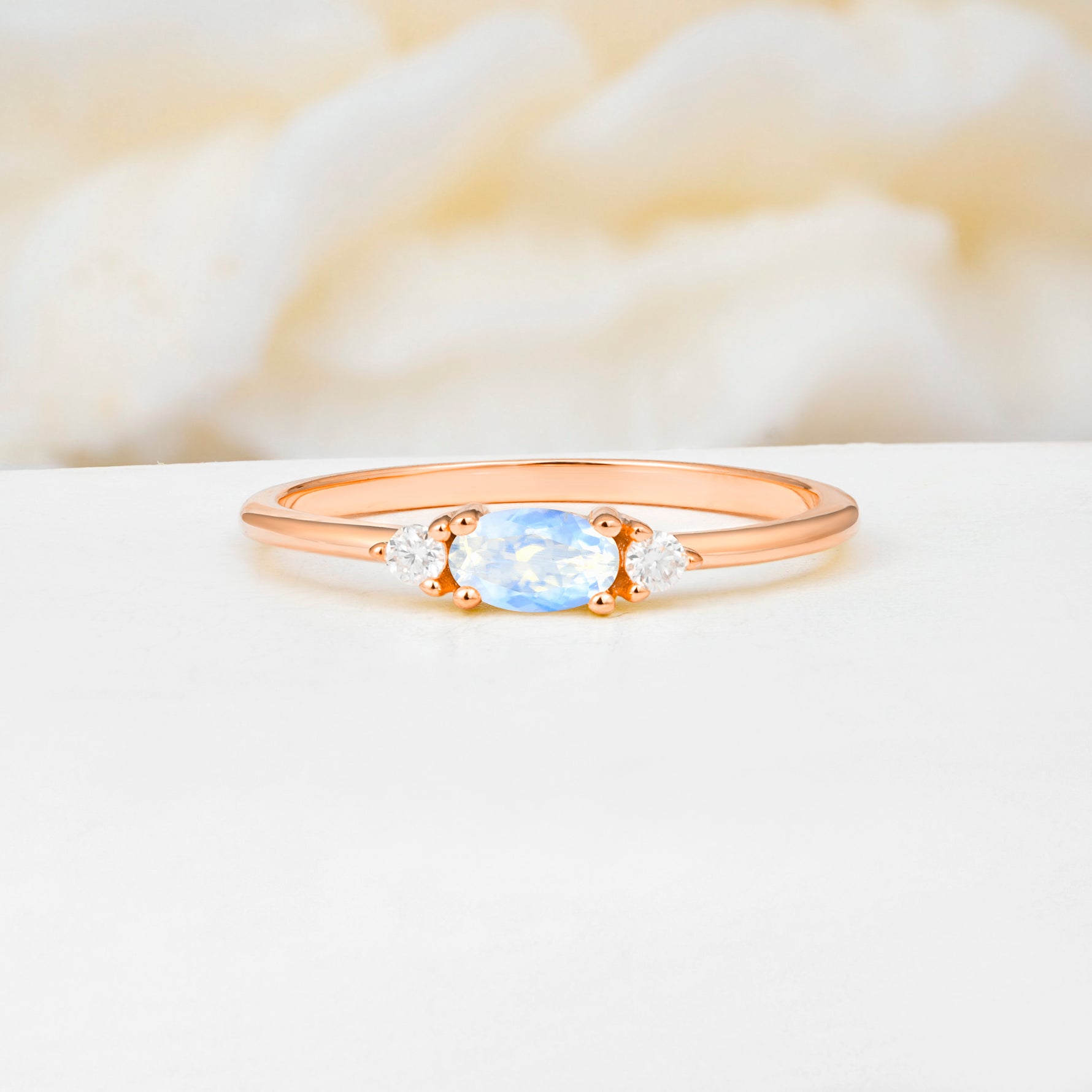 SR13313 Moonstone Ring - Additional view