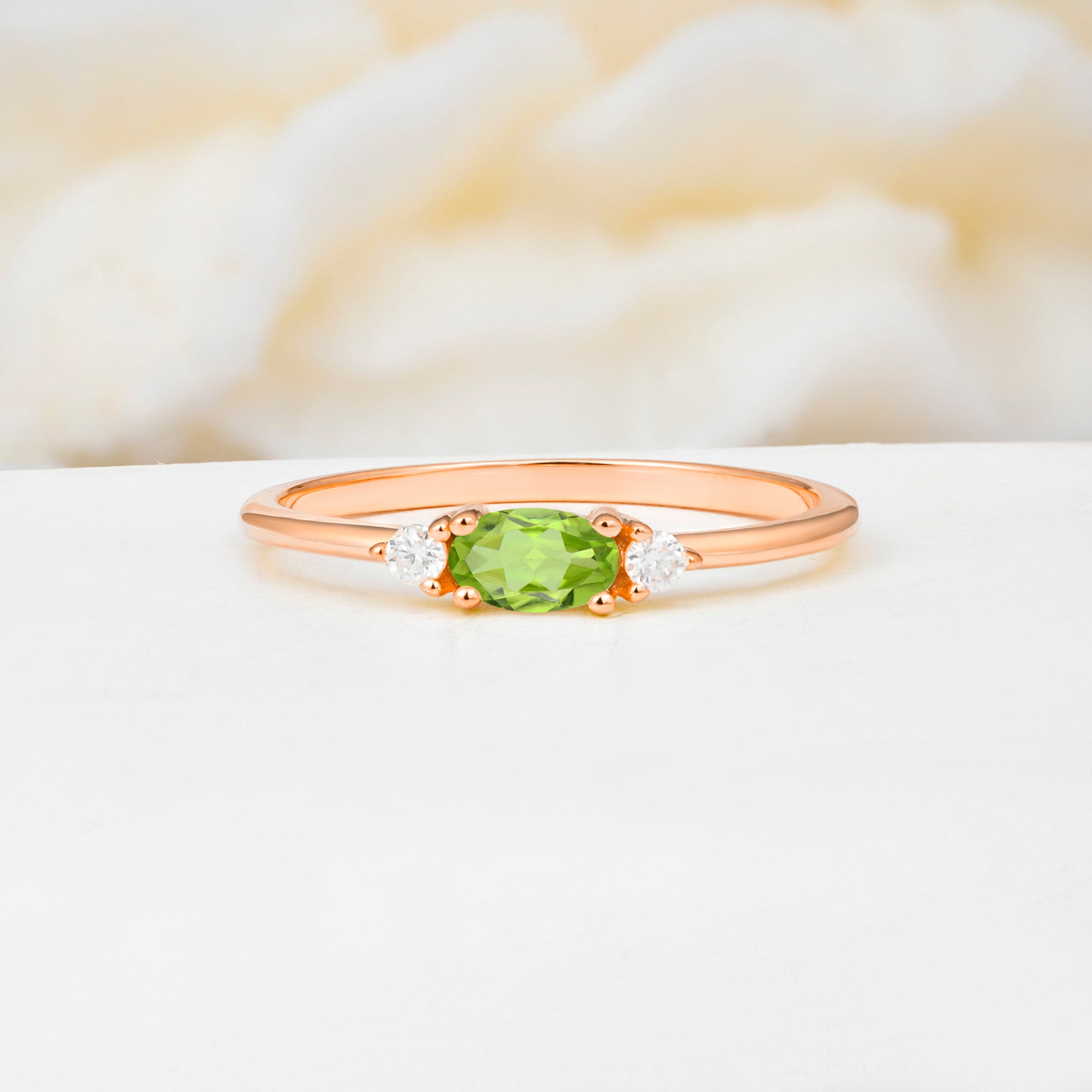 SR13313 Peridot Ring - Additional view