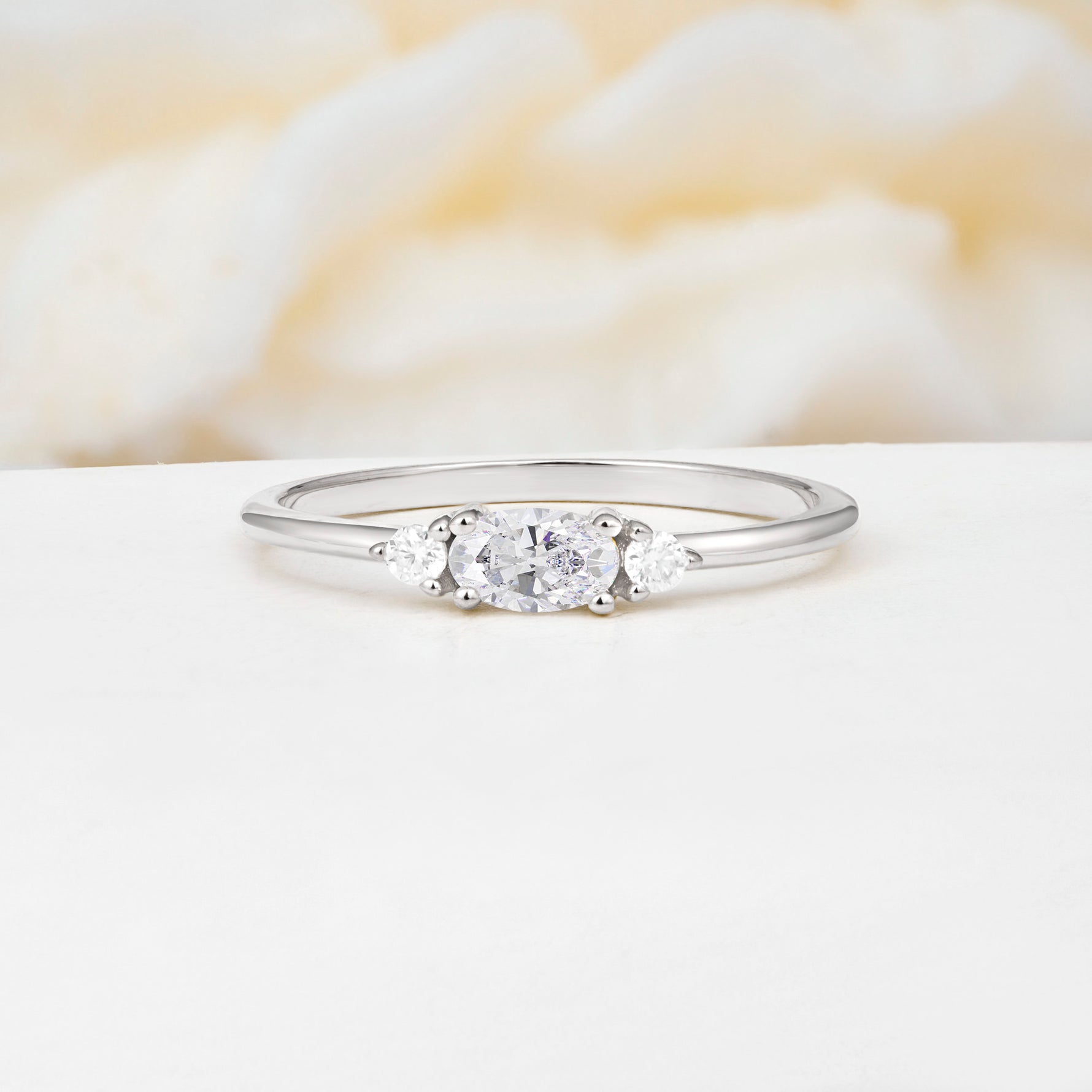SR13313 Moissanite Ring - Additional view