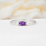 SR13313 Amethyst Ring - Additional view