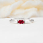 SR13313 Ruby Ring - Additional view