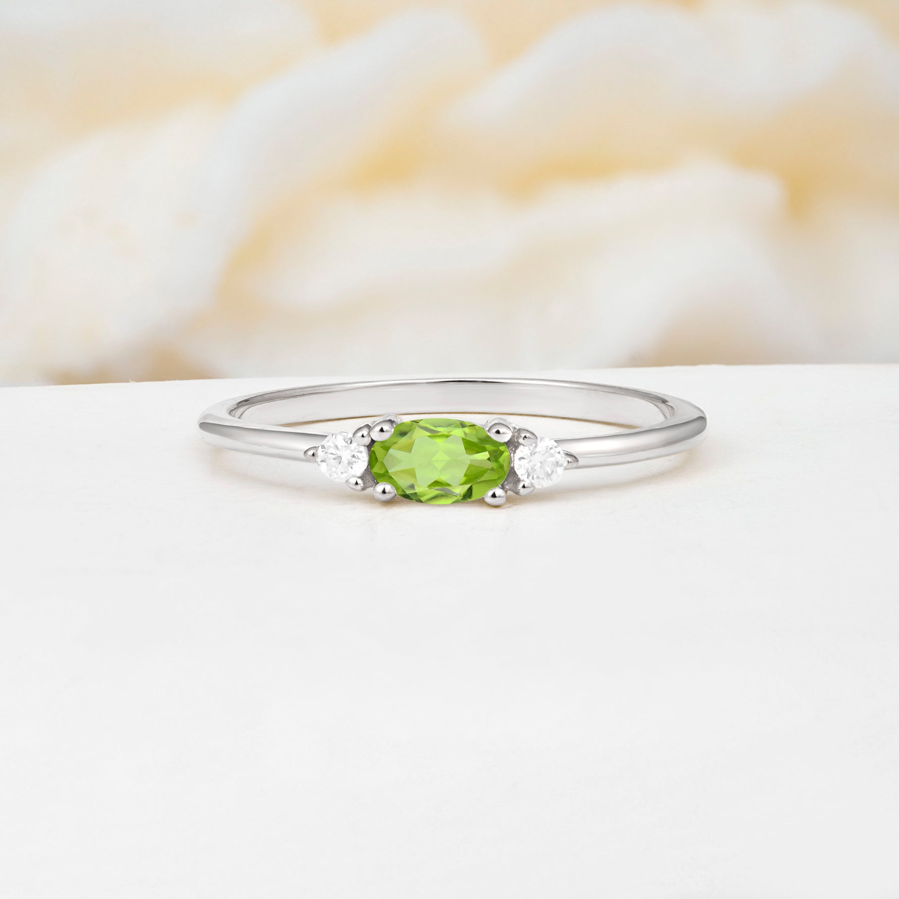 SR13313 Peridot Ring - Additional view