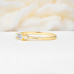 SR13313 Moissanite Ring - White-Gold