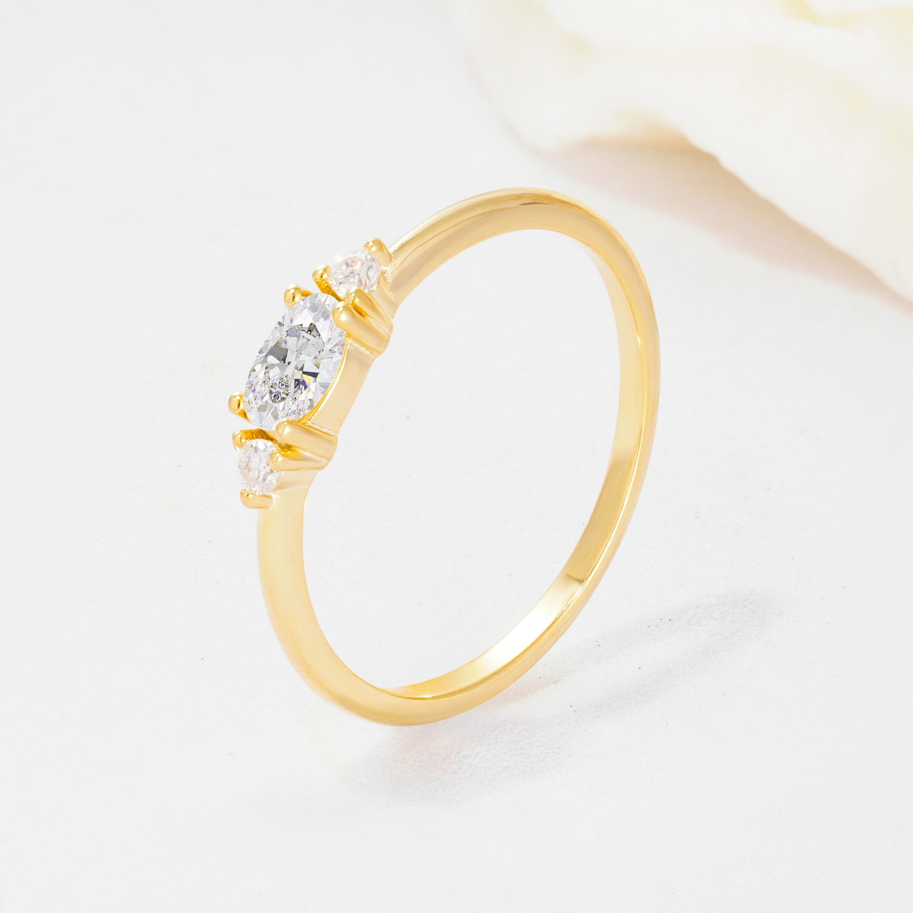 SR13313 Moissanite Ring - Additional view