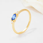 SR13313 Sapphire Ring - Additional view