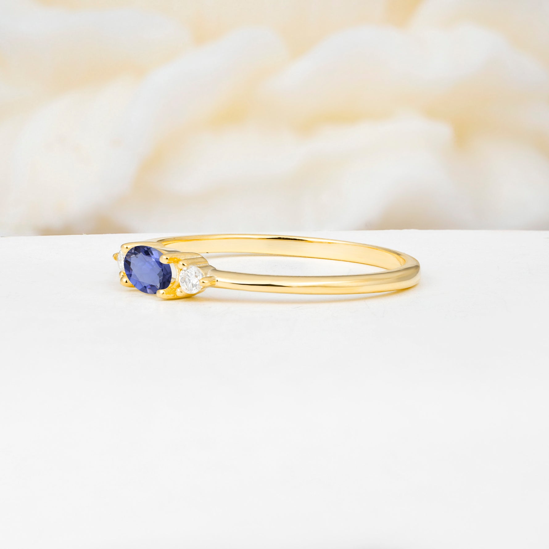 SR13313 Tanzanite Ring - White-Gold