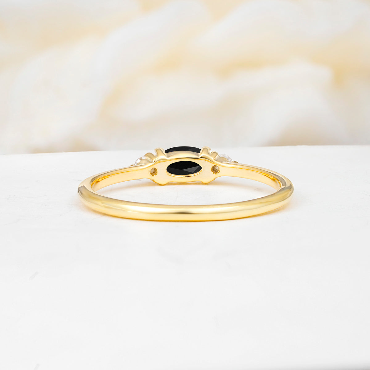 SR13313 Black Onyx Ring - Additional view