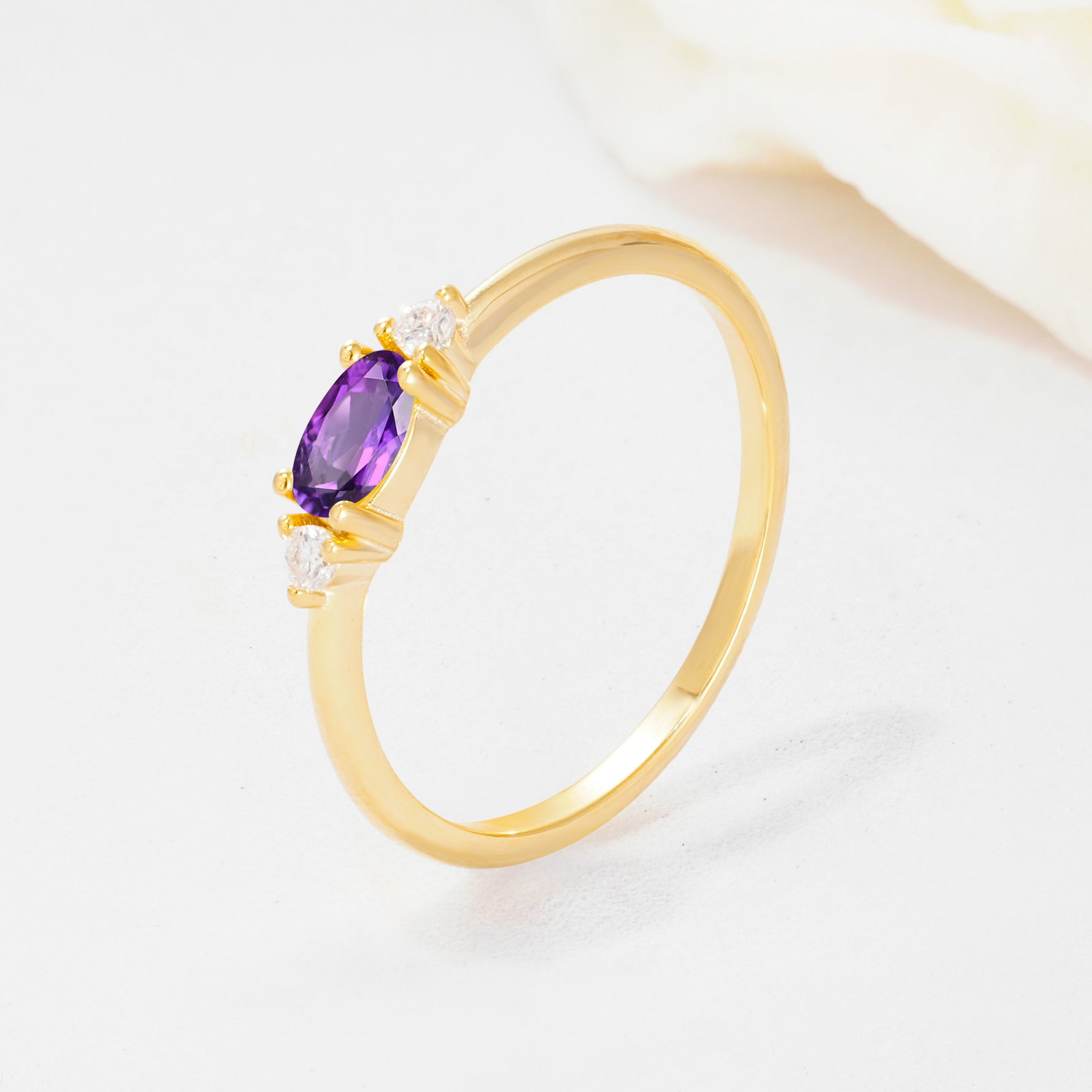 SR13313 Amethyst Ring - Additional view