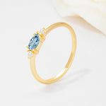 SR13313 Aquamarine Ring - Additional view