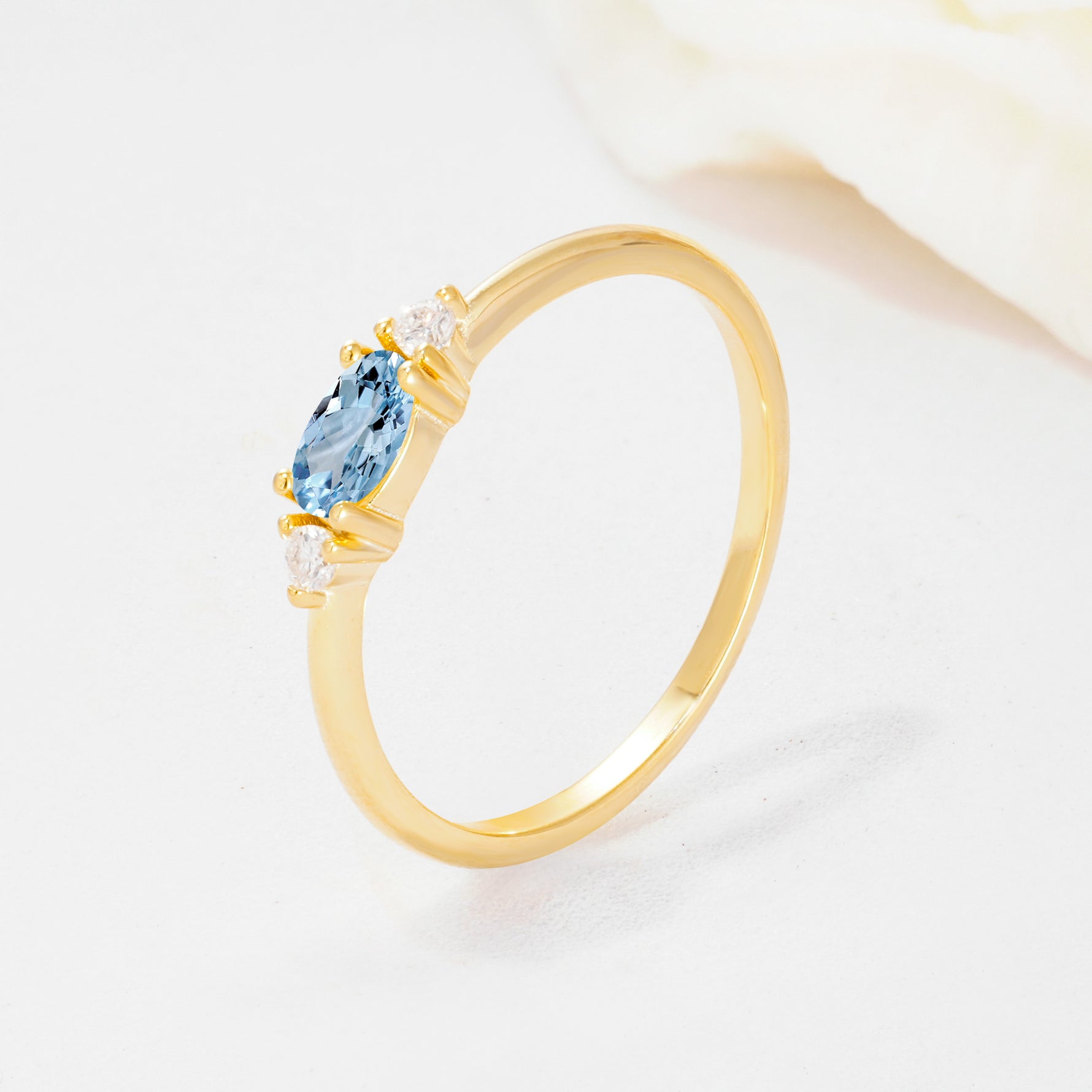 SR13313 Aquamarine Ring - Additional view