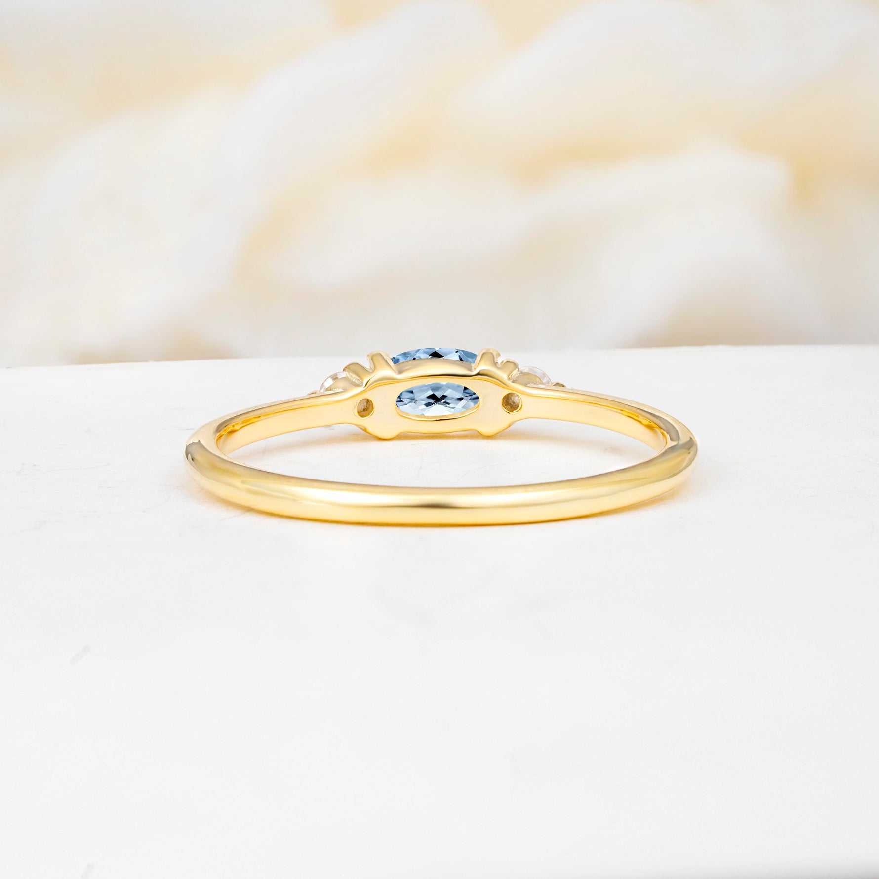 SR13313 Aquamarine Ring - Additional view
