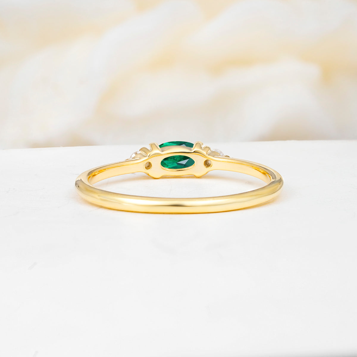 SR13313 Emerald Ring - Additional view