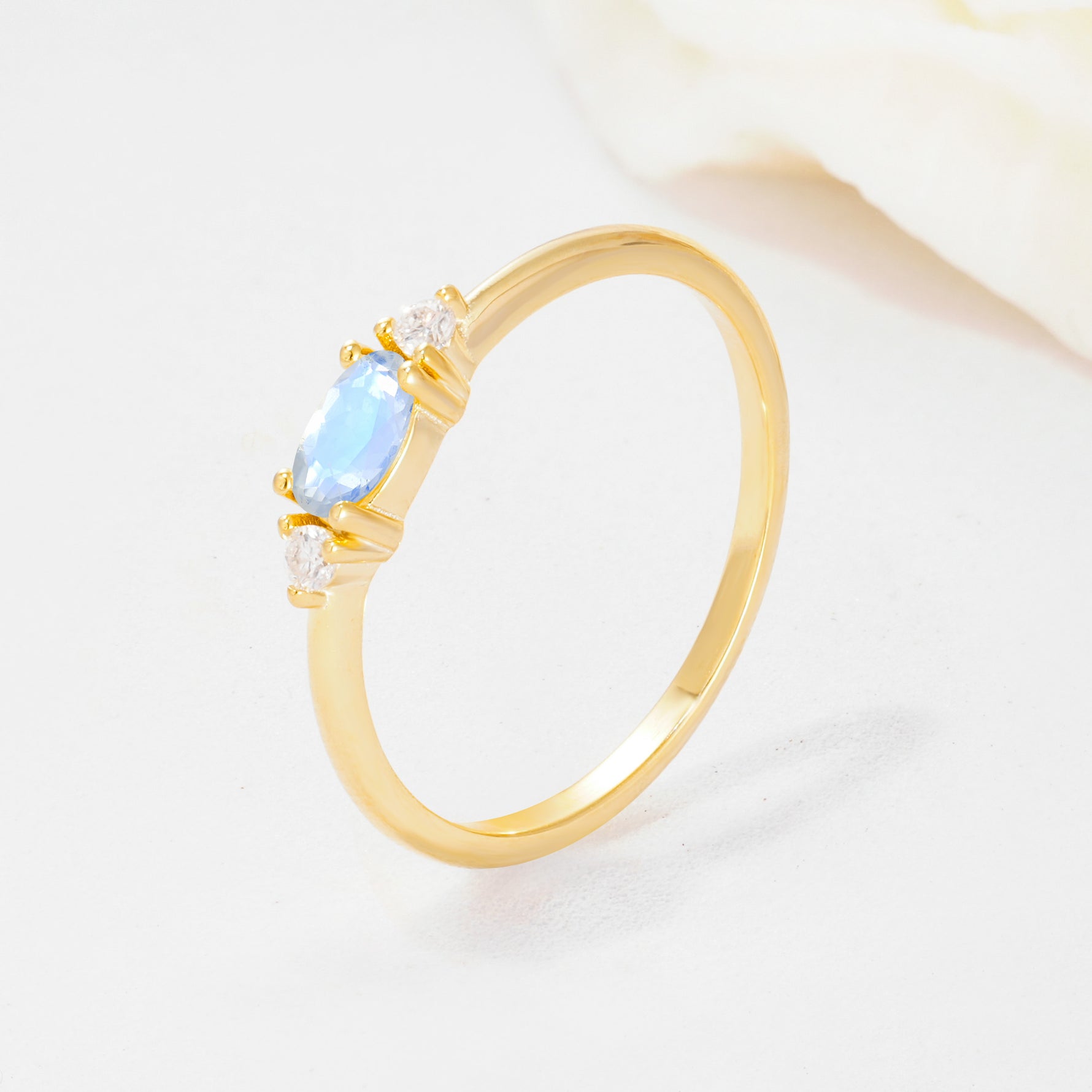 SR13313 Moonstone Ring - Additional view