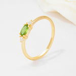 SR13313 Peridot Ring - Additional view