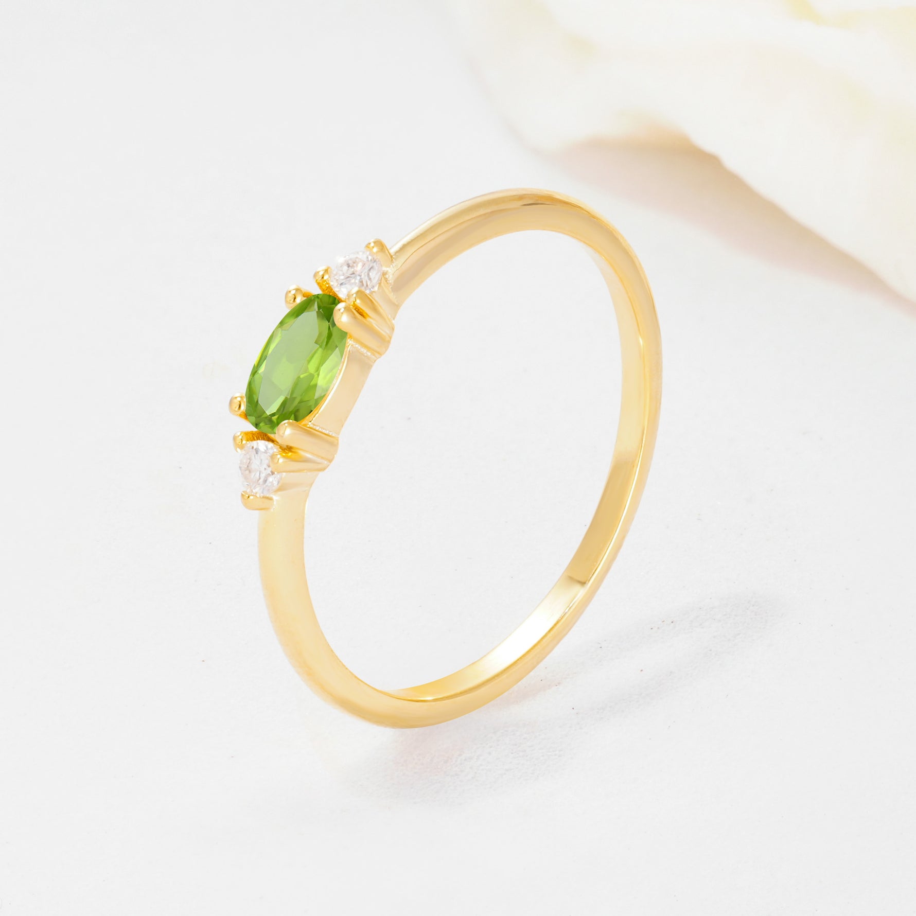 SR13313 Peridot Ring - Additional view