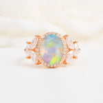 SR14139 Fire Opal Ring - Additional view