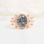 SR14139 Black Rutilated Quartz Ring - Additional view
