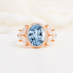 SR14139 Aquamarine Ring - Additional view
