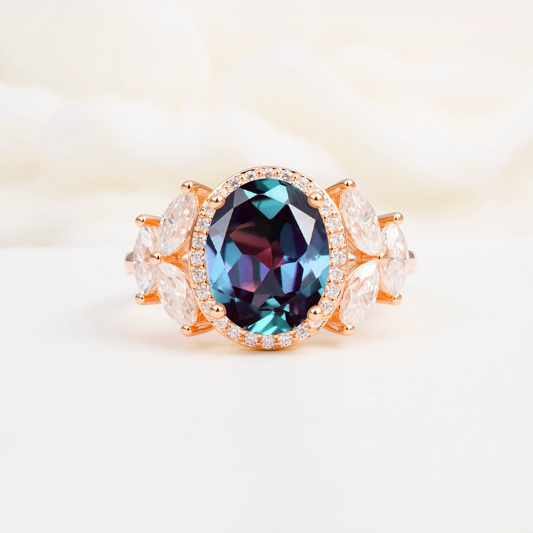 SR14139 Alexandrite Ring - Additional view
