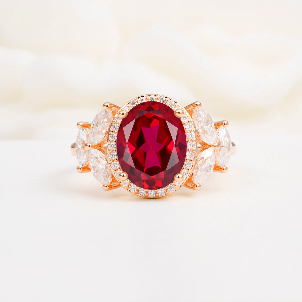 SR14139 Ruby Ring - Additional view
