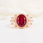 SR14139 Ruby Ring - Additional view