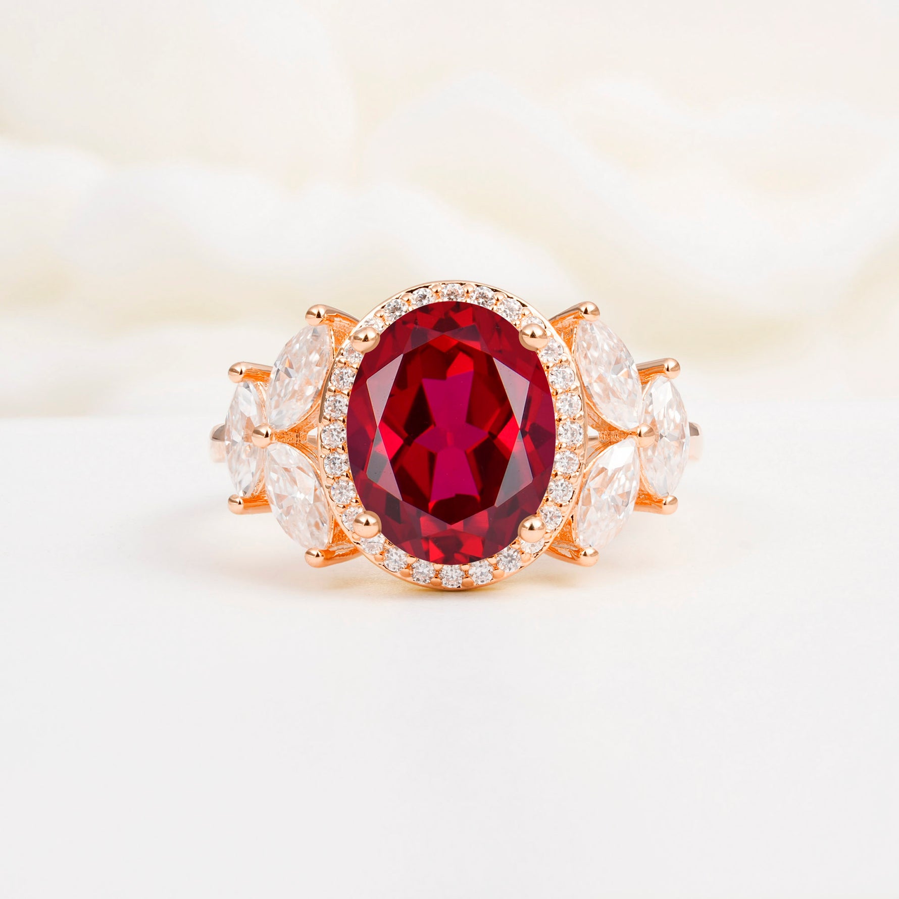 SR14139 Ruby Ring - Additional view