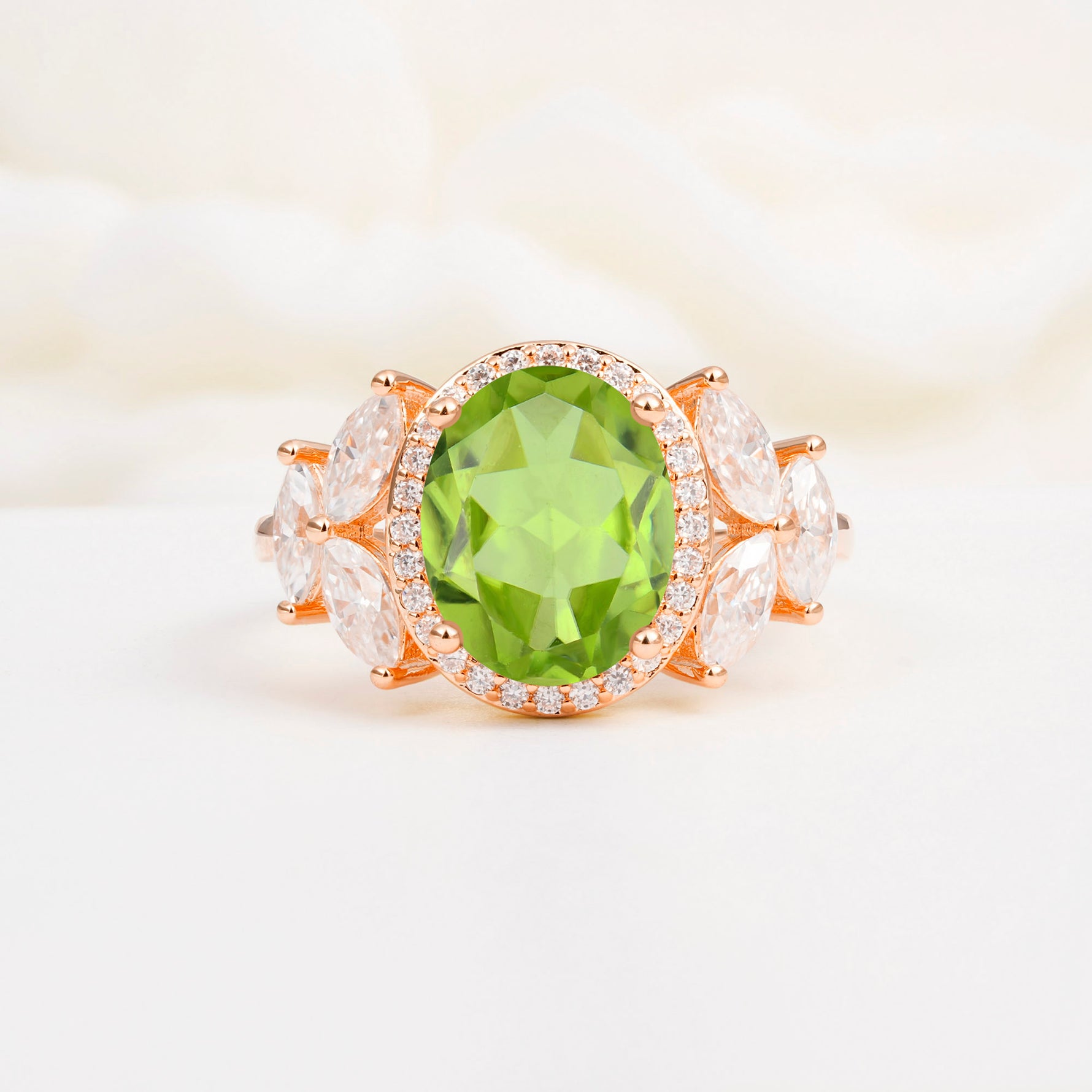 SR14139 Peridot Ring - Additional view
