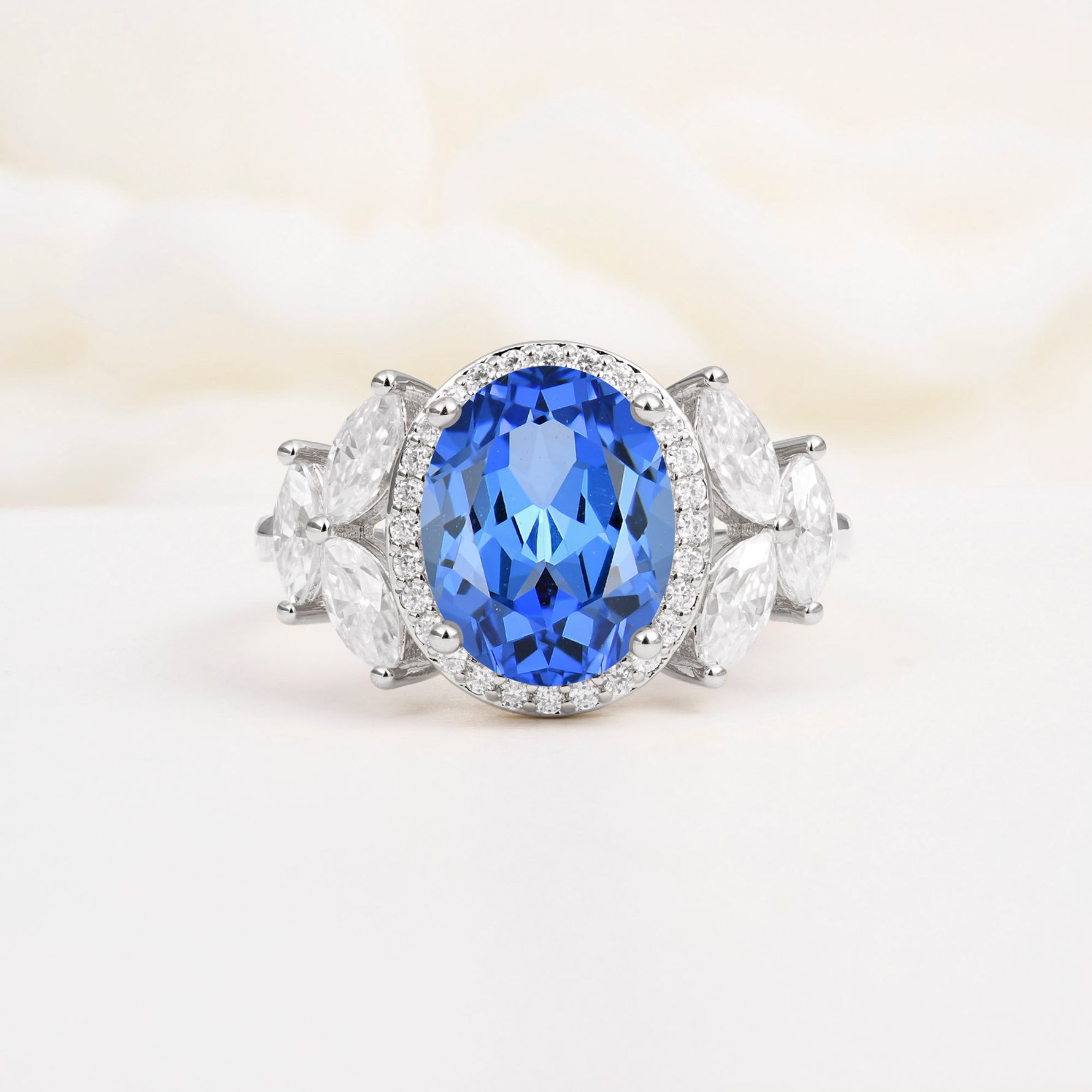 SR14139 Sapphire Ring - Additional view
