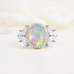 SR14139 Fire Opal Ring - Additional view