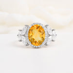 SR14139 Citrine Ring - Additional view