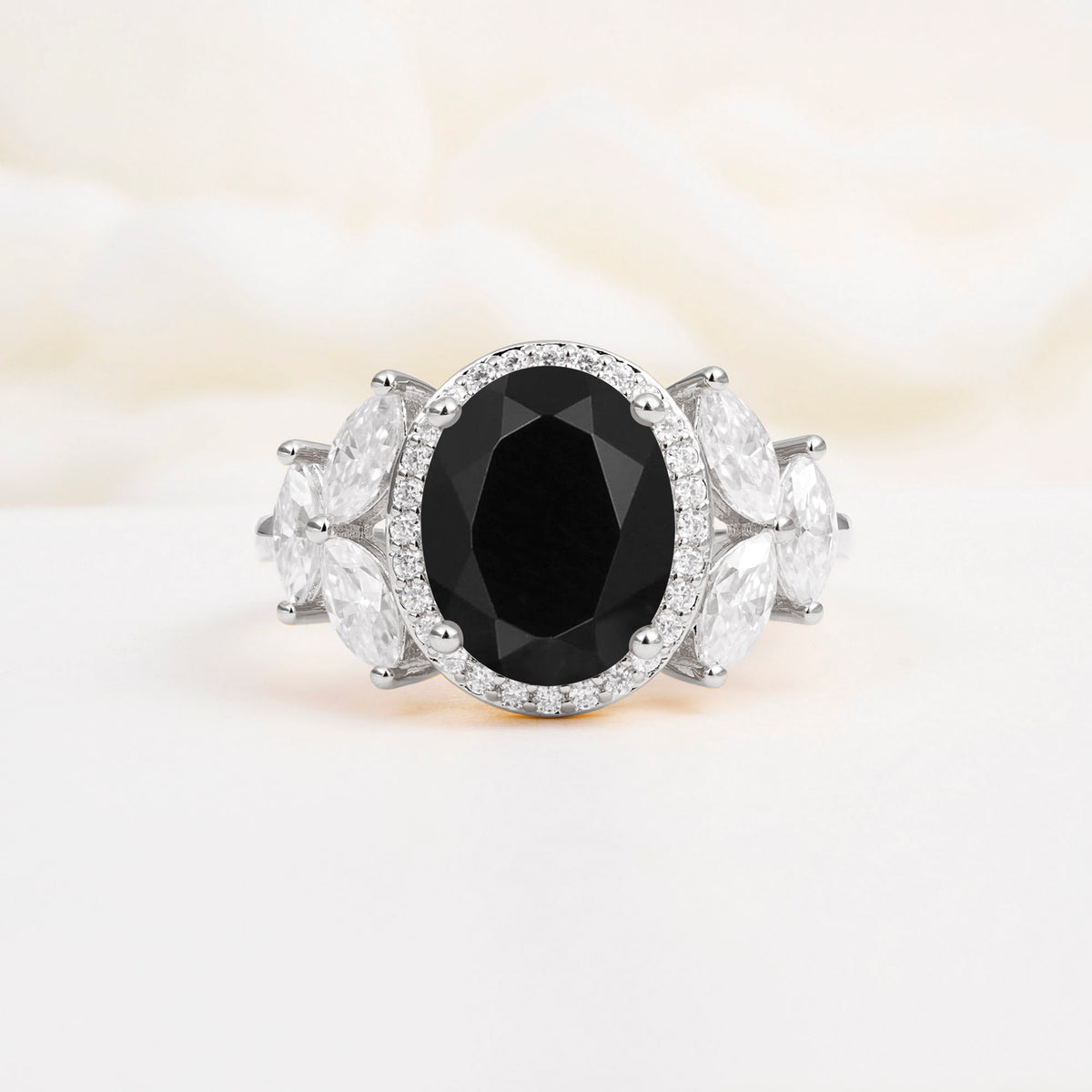 SR14139 Black Onyx Ring - Additional view