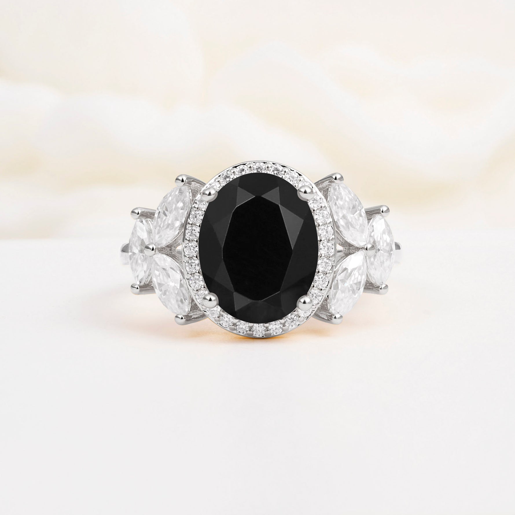 SR14139 Black Onyx Ring - Additional view