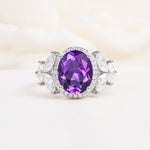 SR14139 Amethyst Ring - Additional view