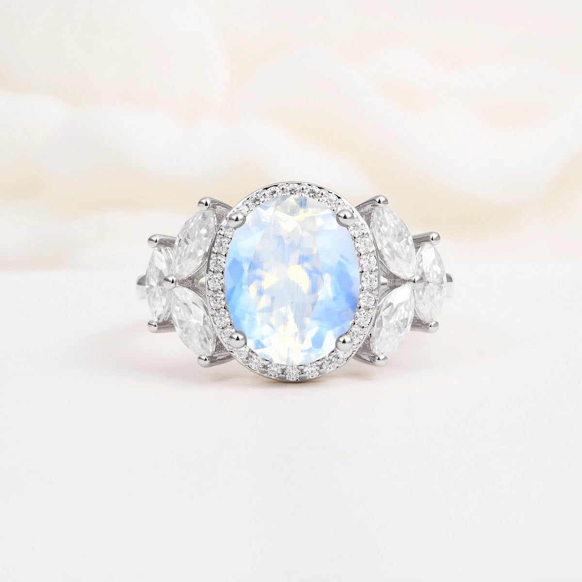 SR14139 Moonstone Ring - Additional view