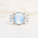 SR14139 Moonstone Ring - Additional view