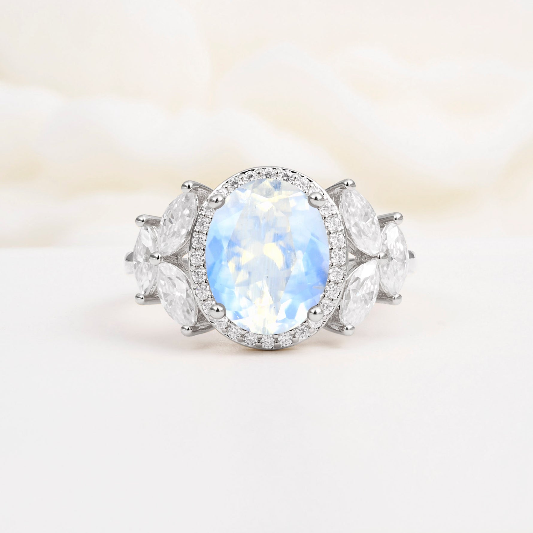 SR14139 Moonstone Ring - Additional view