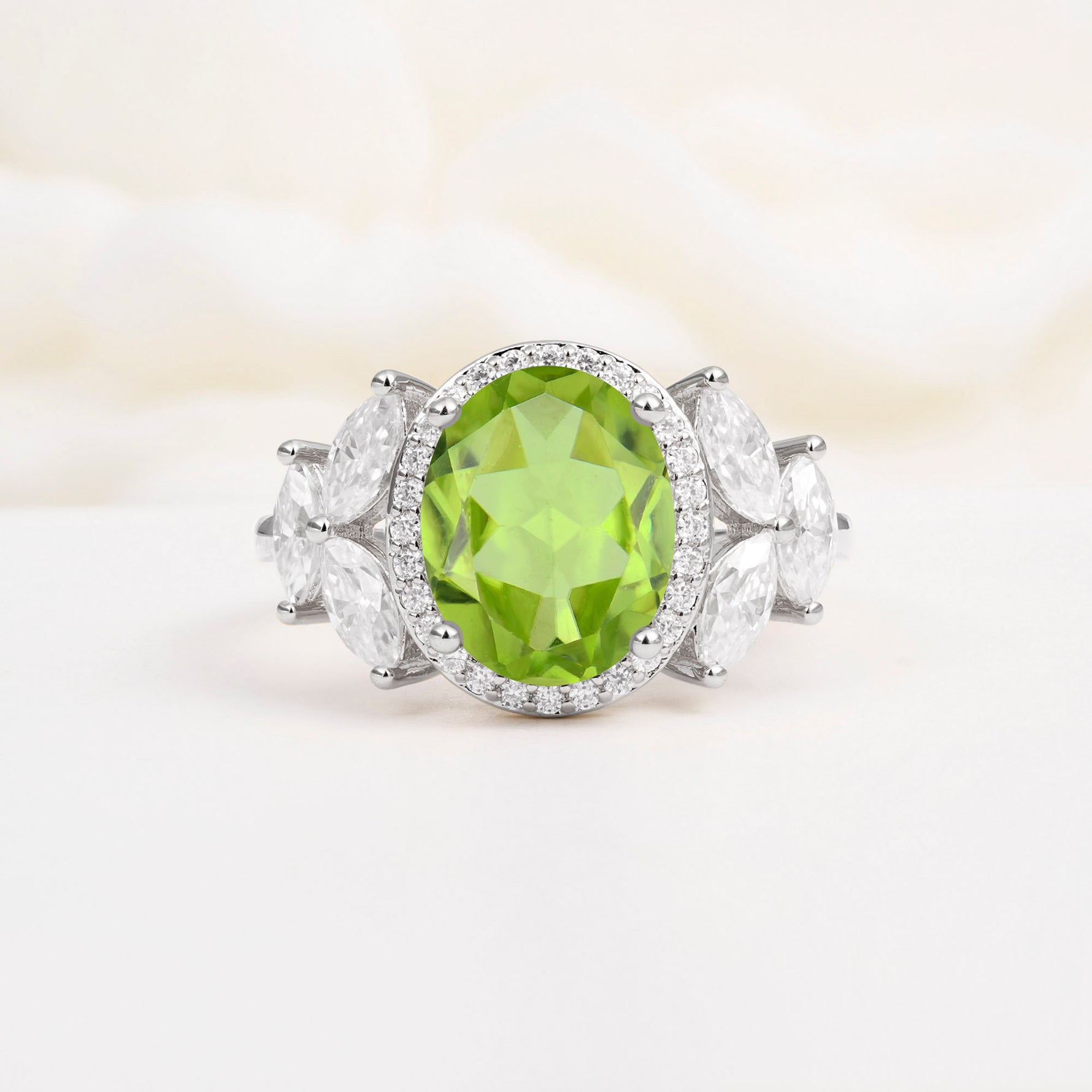 SR14139 Peridot Ring - Additional view