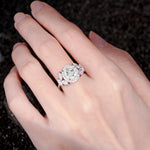 SR14139 Moissanite Ring - Rose-Gold