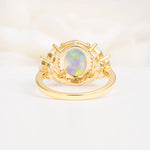SR14139 Fire Opal Ring - Additional view