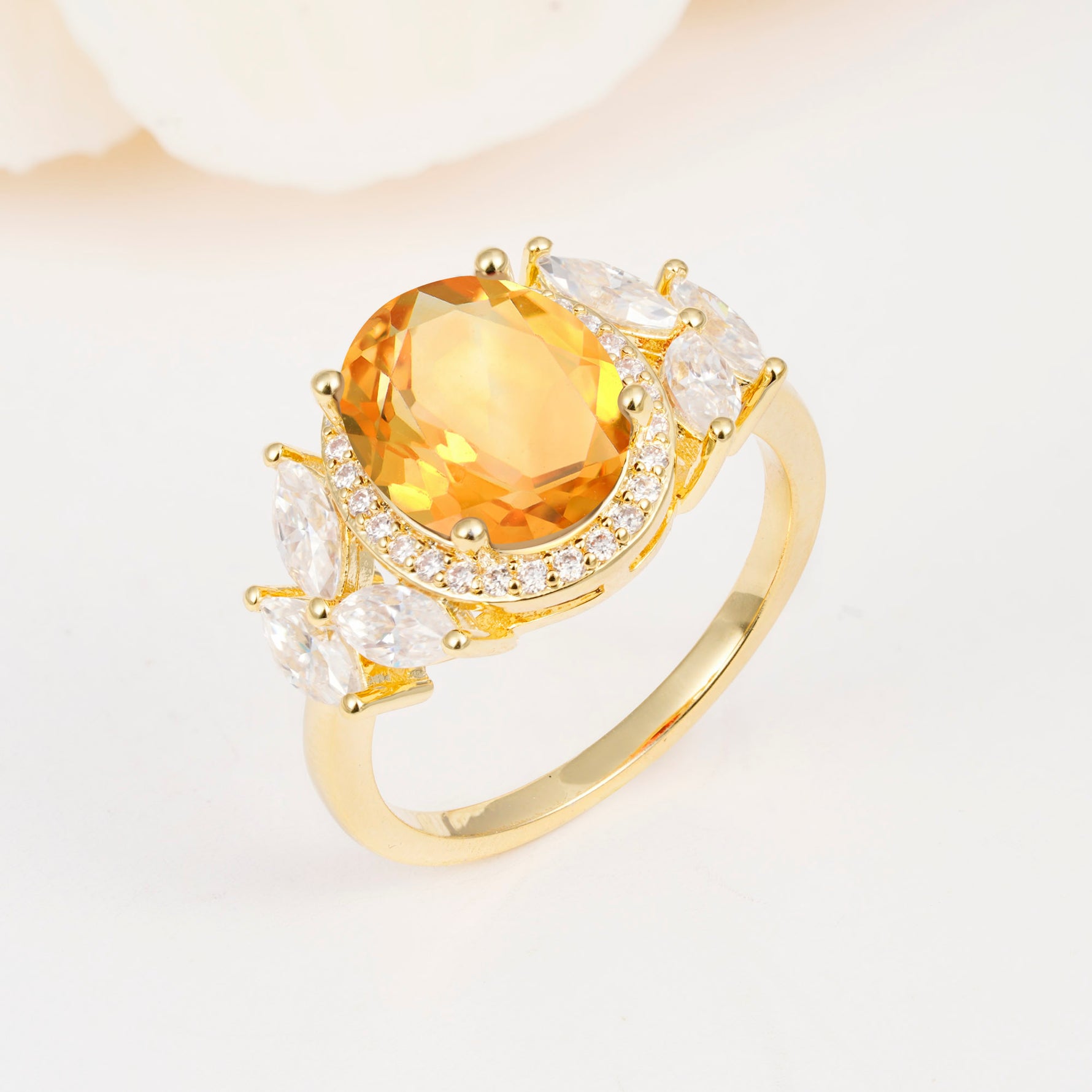 SR14139 Citrine Ring - Additional view