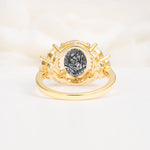 SR14139 Black Rutilated Quartz Ring - Additional view