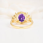 SR14139 Amethyst Ring - Additional view