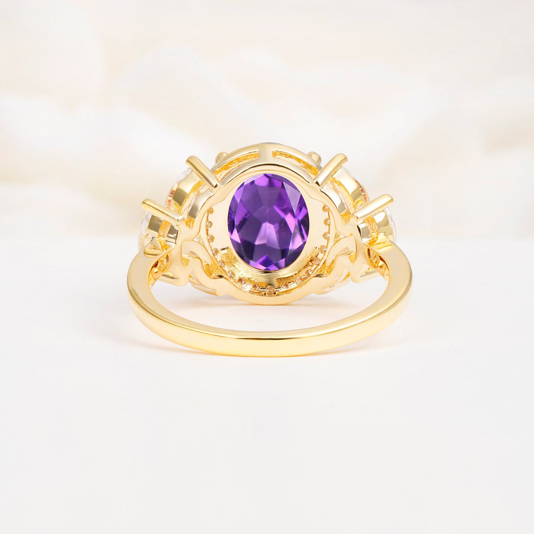 SR14139 Amethyst Ring - Additional view