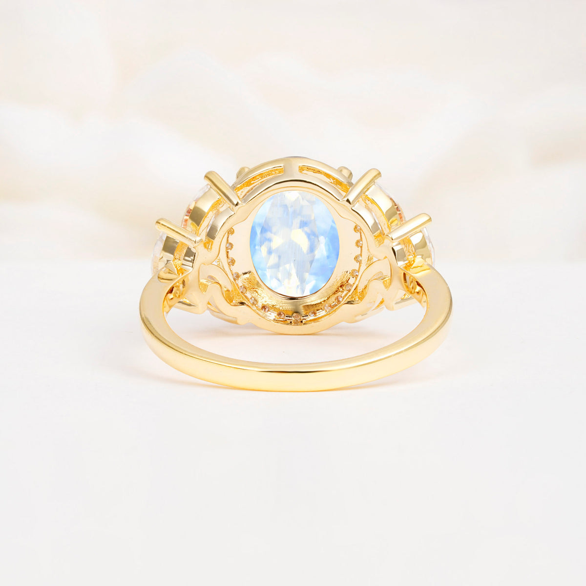 SR14139 Moonstone Ring - Additional view