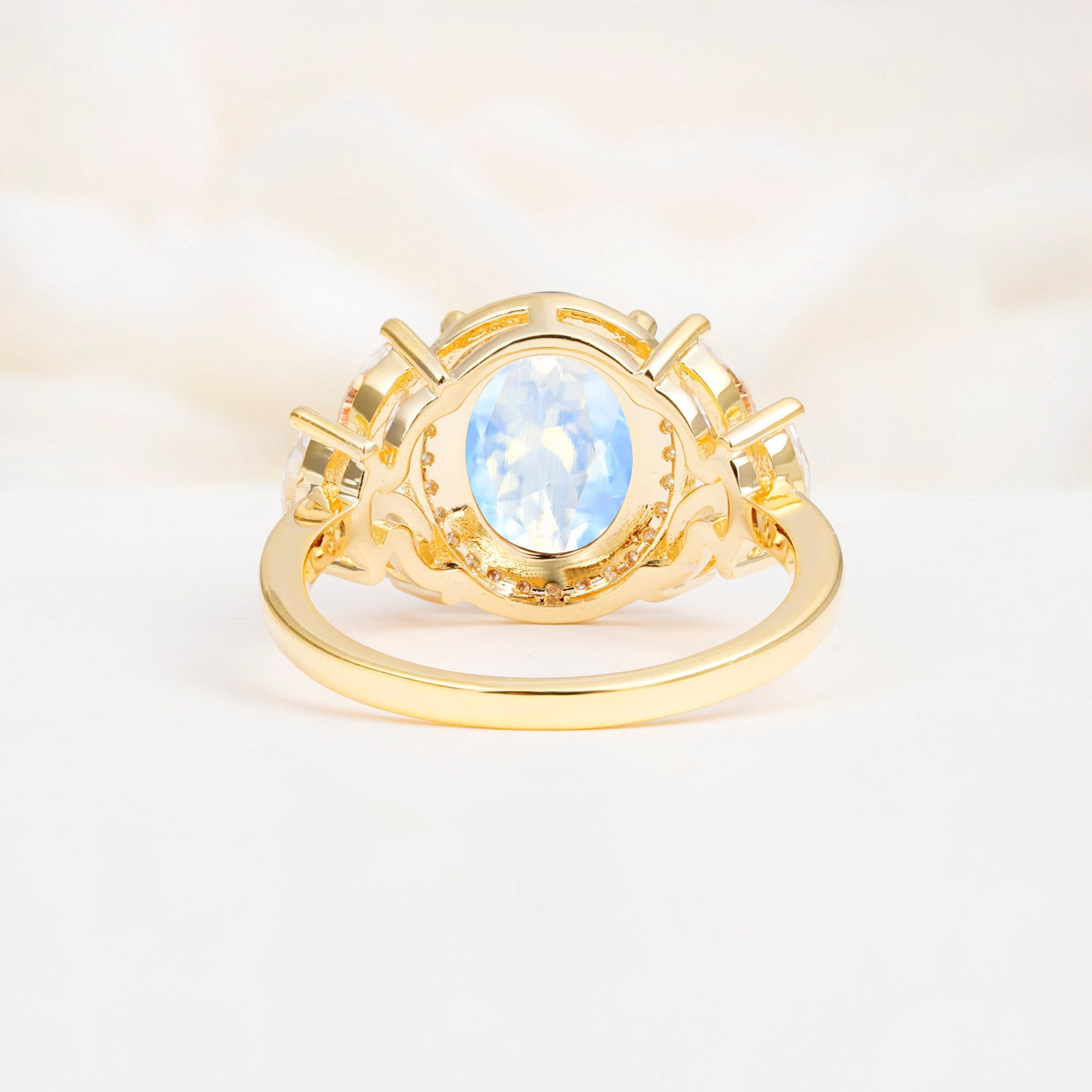 SR14139 Moonstone Ring - Additional view
