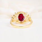 SR14139 Ruby Ring - Additional view