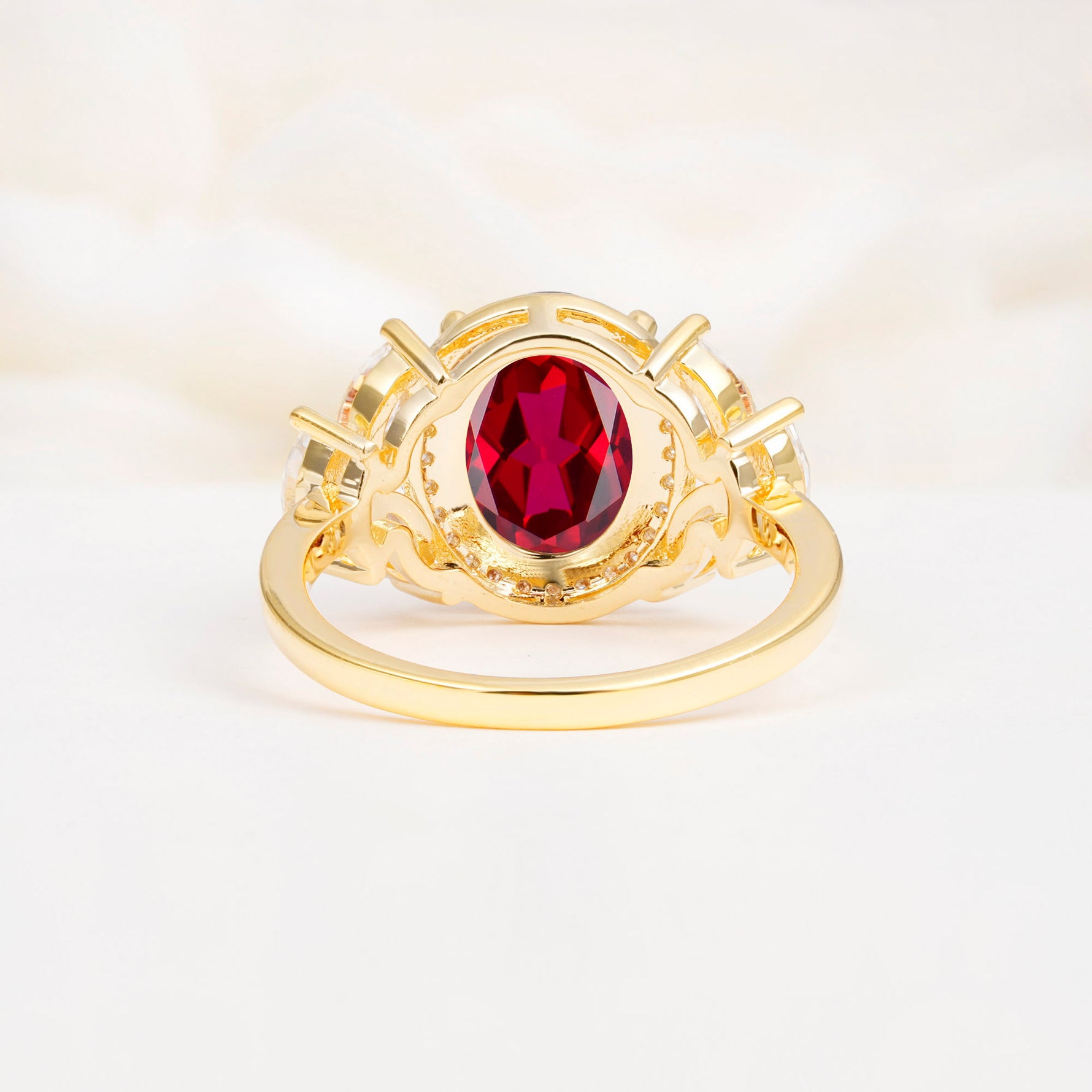 SR14139 Ruby Ring - Additional view